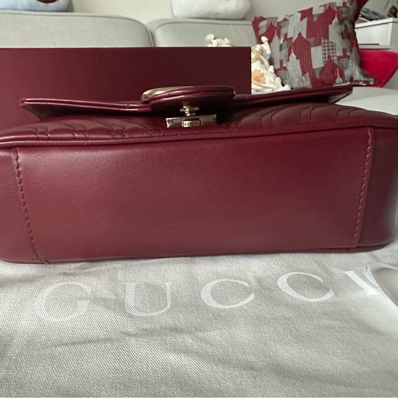 Gucci GG Marmont Small Shoulder Bag – Rosa Ancora (Like-New, Full Set) - Picture 9 of 10